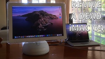 How To Turn a 20" iMac G4 Into An External Monitor