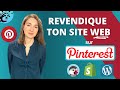 Comment revendiquer son site web sur pinterest   vrifier son site entreprise