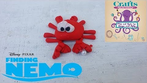 DIY: How to make polymer clay Crab from Finding Nemo TUTORIAL