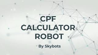 CPF Calculator robot screenshot 1