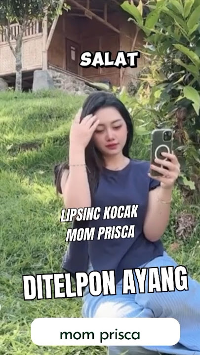 DITELPON AYANG 🤩🤪 | LIPSYNC KOCAK | #humor #ngakak #kocak #mamahmuda #cantik #lucu #hiburan #komedi