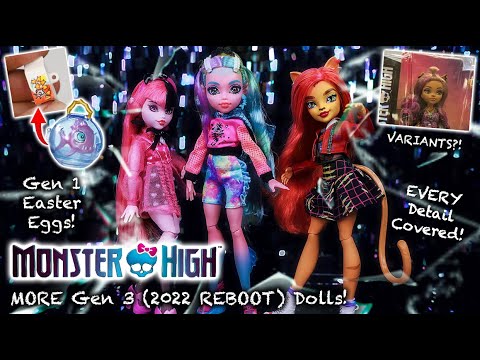 Monster High G3 Toralei Doll, Generation 3 Monster High Doll 2022 