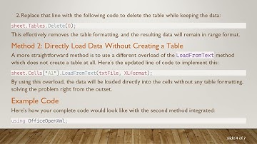 How to Use EPPlus to Create an Excel Range Instead of a Table in C#