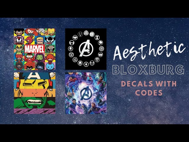 Avengers roblox id in 2023  Roblox, Bloxburg decal codes, Bloxburg decals  codes