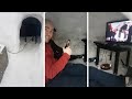 Dad and son make man cave igloo