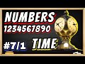 Английский с нуля, урок 7, часть 1 (numbers - числа + time - время)