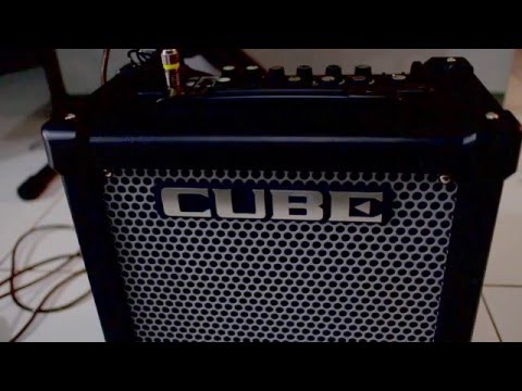 Roland Cube 20GX test on Guitar & Bass
