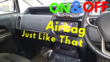 Comment désactiver l'airbag du passager avant Mazda 6 ?