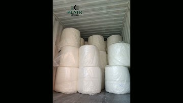 Synthetic Bag Air Filter Media Roll Single Pockets Melt Blown