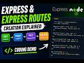 React Lecture 13 :  Express web server routes creation explained