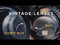 How to Judge a Vintage Lens – A crash course on how to identify and  evaluate lens defects