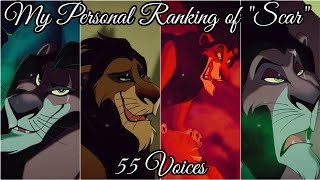 My Personal Ranking of "Scar" - The Lion King (1994)