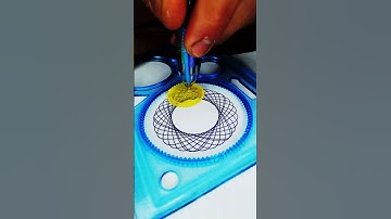 What does this pattern resemble?🤔 Magic Ruler #2024 #shorts #spirograph #short