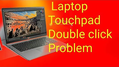 Laptop double click not working