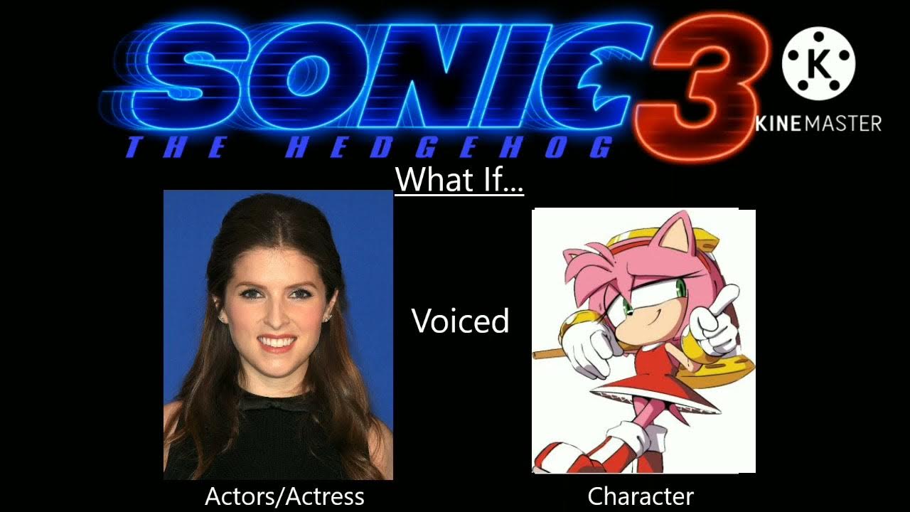 Fan Casting Anna Kendrick as Amy Rose in Sonic the Hedgehog 3 on