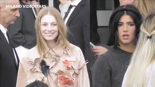 Charli D'Amelio, Letitia Wright, Hunter Schafer etc@ Milan Fashion Week 21 september 2023 show Prada