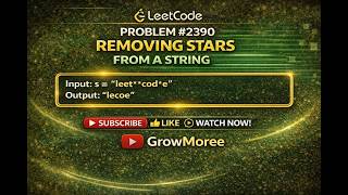 👉 "LeetCode 2390 | Removing Stars From a String ⭐ | Easy Stack Approach | Hindi Explanation 🚀"