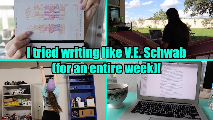 I TRIED WRITING LIKE...V.E. SCHWAB (for a week!)