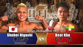 LETHWEI ラウェイ   東　修平  VS ビャ・カ   Shuhei Higashi VS Byat Kha【LETHWEI in Japan12～勇者の証～】