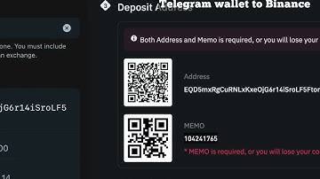 How to Withdraw Telegram TON to Binance | Step By Step Guide