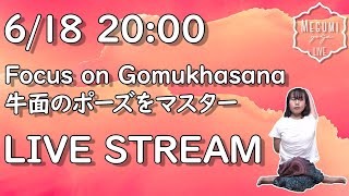 【上級ポーズに挑戦】 牛面のポーズ  #37 | Megumi Yoga Tokyo