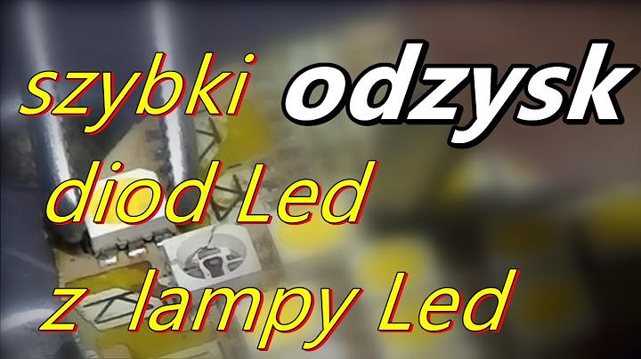 szybki odzysk diod Led  z  lampy Led
