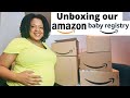 Amazon baby registry gifts with Daddy-to-be! Virtual Baby Shower Livestream! THE CURLY CLOSET