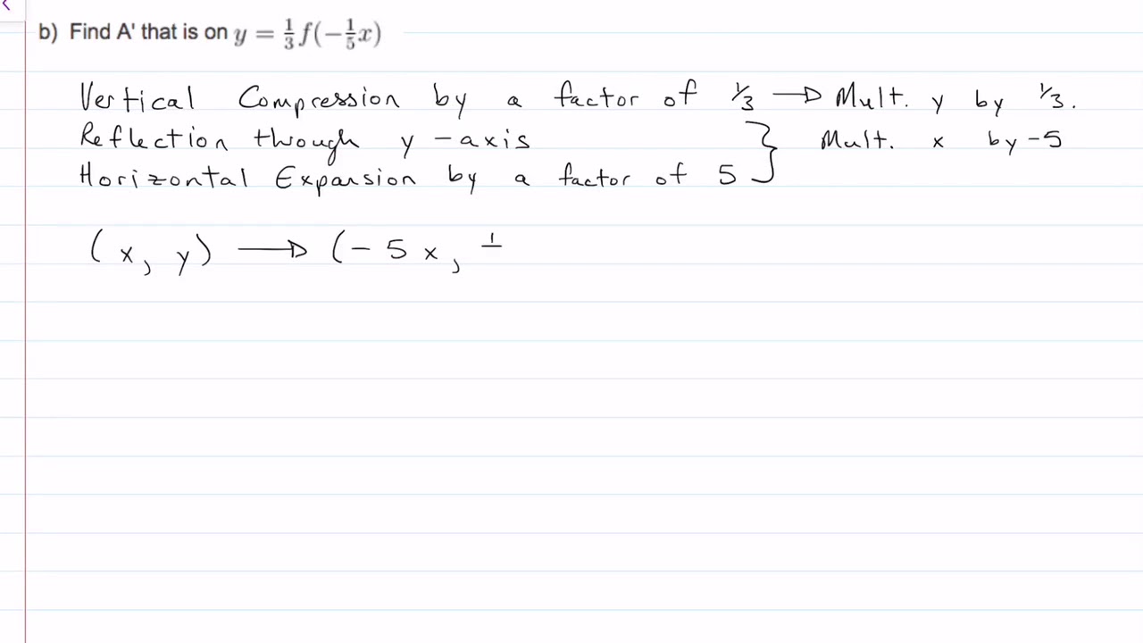 3. Vertical and Horizontal Expansion/Compression of a Point - YouTube
