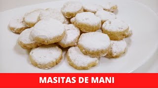MASITAS DE MANI/ COOKIES FACILES/ RECETA PASO A PASO