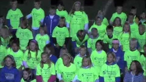 Westbrook Elementary Halftime Rehersal and Halftime Show - October 13, 2008