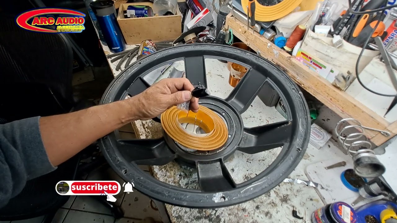 BOBINA ORIGINAL JBL ALUMINIO REPARACION COMPLETA Y SOLDADURA