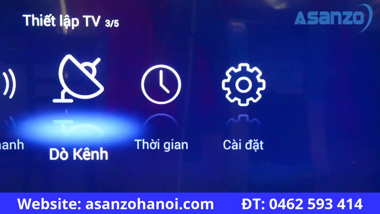Hướng dẫn sử dụng dò kênh các kênh truyền hình trên tivi 43ES900 AsanzoHanoi.com