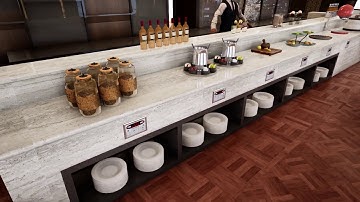 Restaurant Architectural Visualization in Realtime Using Unreal Engine 4 - Unreal Engine 4 - Archviz