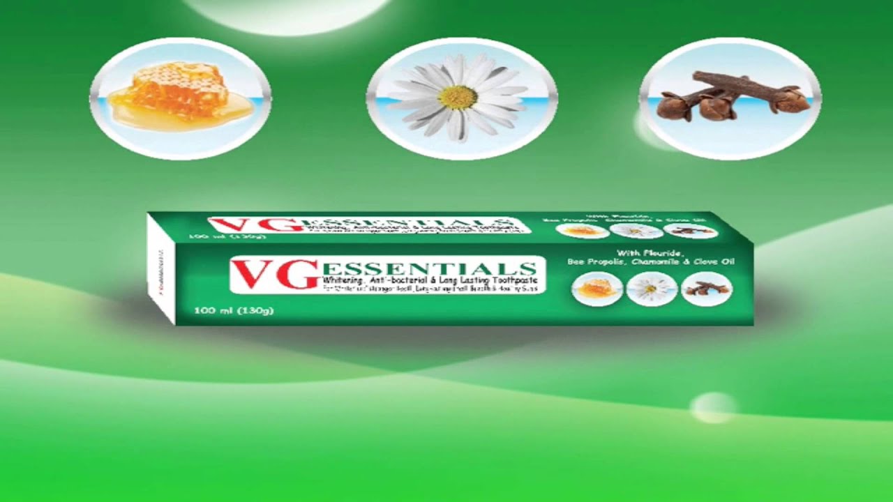 Vg Toothpaste VG Essentials Toothpaste - YouTube