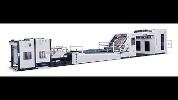 European Design YB 1650HS high speed servo type laminator with flip flop stacking machine