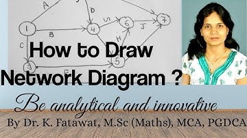 OR|How to draw network diagram|step by step Perfect Explanation