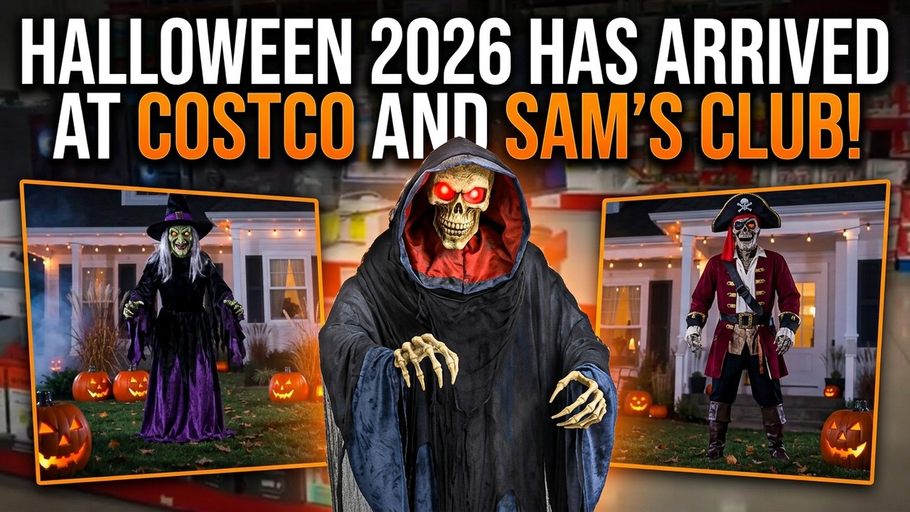 Video thumbnail — Costco and Sams Club Halloween 2026: The New Animatronics Are HERE!