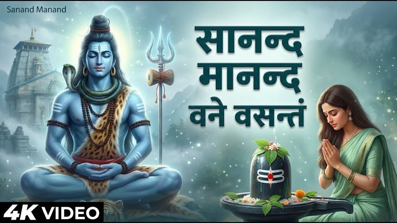 Sananda Manandavane Vasantam | काशी विश्वनाथ मंत्र | Powerful Shiv Mantra | Peaceful Meditation