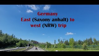 Germany East to West Trip. Halle to Essen