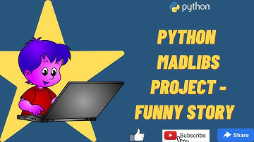Funny Story  Madlibs Project in Python  English