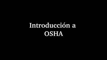 ¿Qué 4 grupos no están cubiertos por la OSHA?