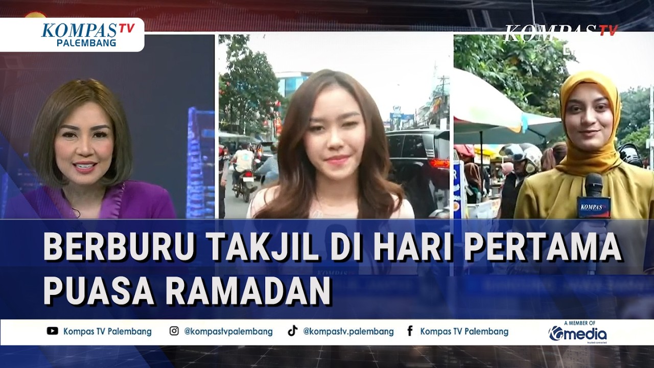Laporan Langsung! Antusias Warga Berburu Takjil di Hari Pertama Puasa Ramadan