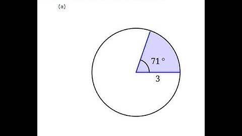 [Math] This exercise involves the formula for the area of a circular sector. Find the area A of the