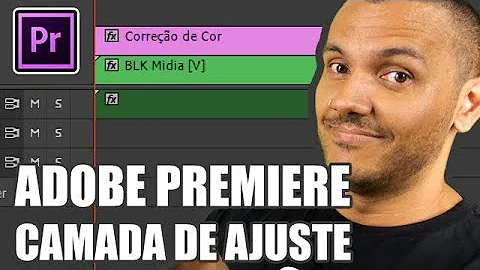 Como criar camada de ajuste Premiere 2020?