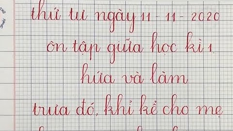 Viết bài: HỨA VÀ LÀM - đánh giá ôn tập giữa kì 1/ Sách Cánh Diều