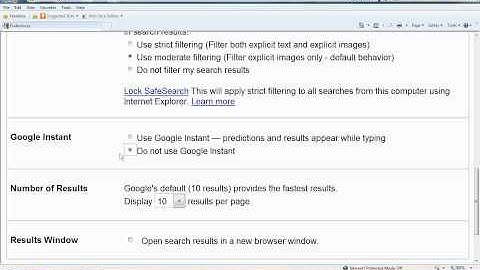 turn off google instant.wmv