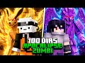 Naruto e Sasuke Sobrevivem 100 dias em um APOCALIPSE ZUMBI no MInecraft
