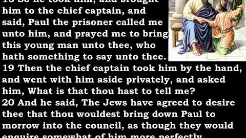 Bible Reading Acts 23