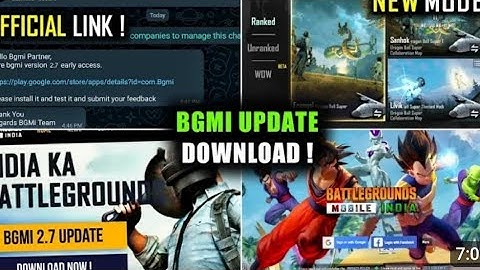 BGMI 2.7 UPDATE IS HERE | HOW TO UPDATE ! |