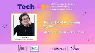 #8: Excel’de Grafik ve Pivot Tablo | Temel Excel Kullanımı Eğitimi | Tech45+ Projesi